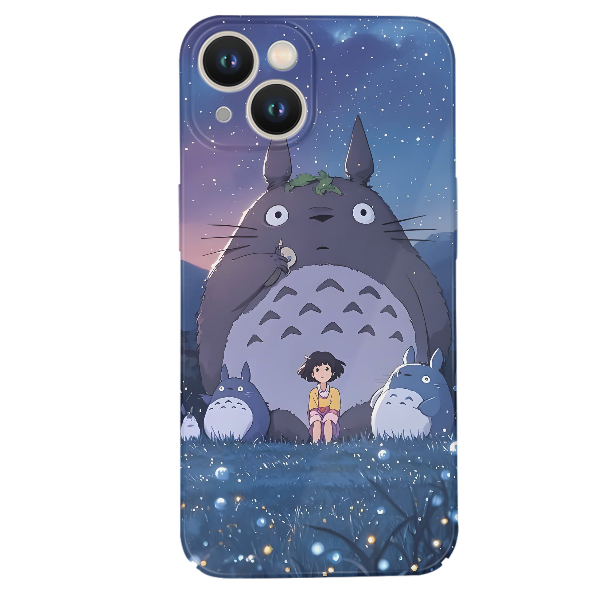（画像用） となりのトトロ 草壁メイ 草壁サツキ My Neighbor Totoro Satsuki Kusakabe Mei Kusakabe 【iPhone 14シリーズ対応】ハードケース